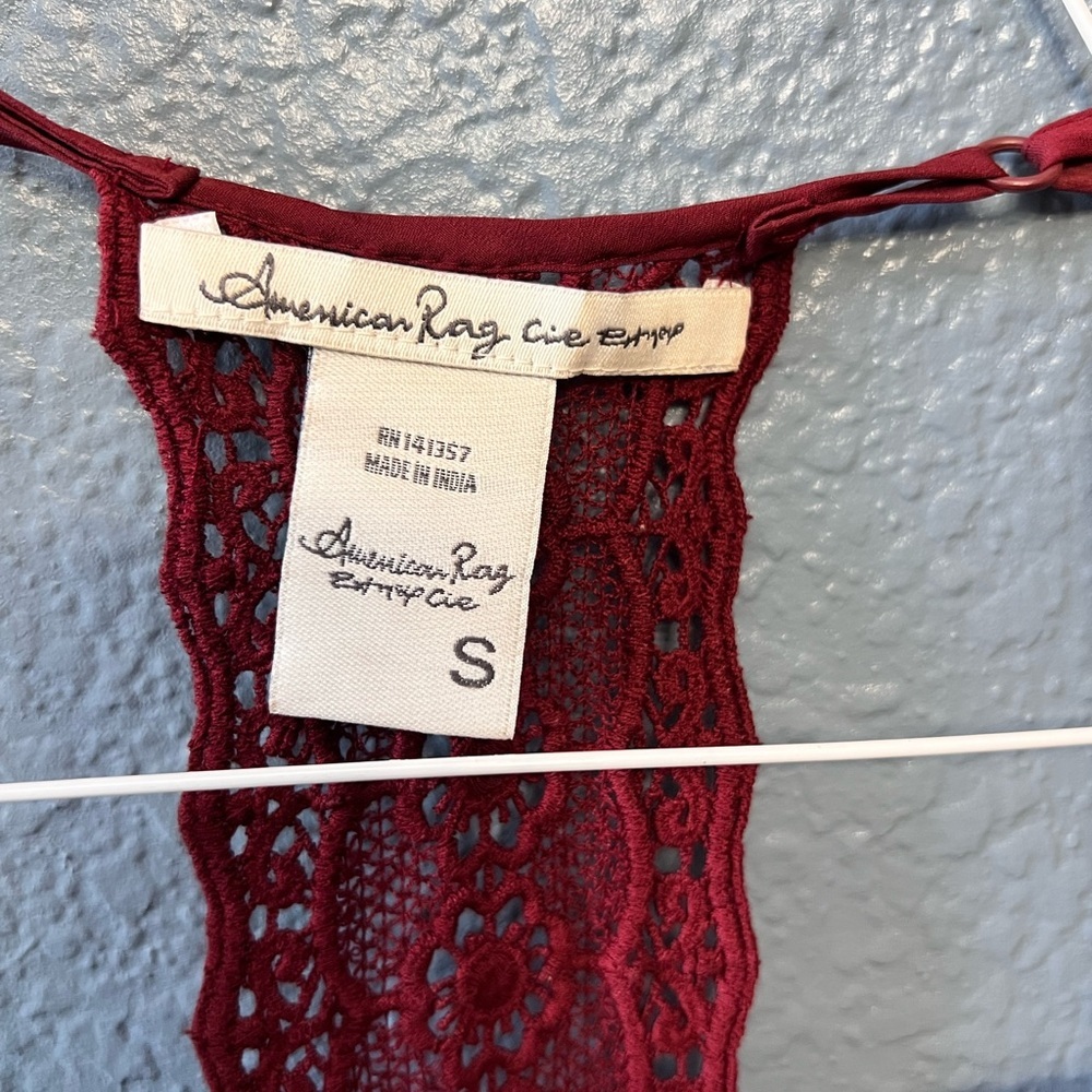 American Rag Paisley Dress with Lace Detail - Picture 3 of 4